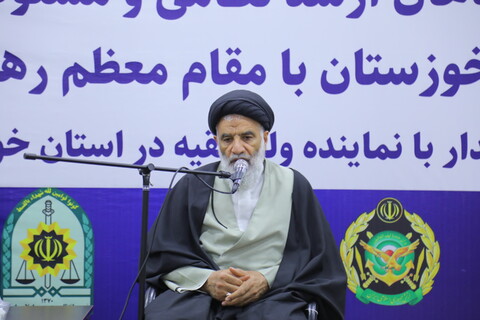 دیدار “نیروهای مسلح” با نماینده ولی فقیه در خوزستان