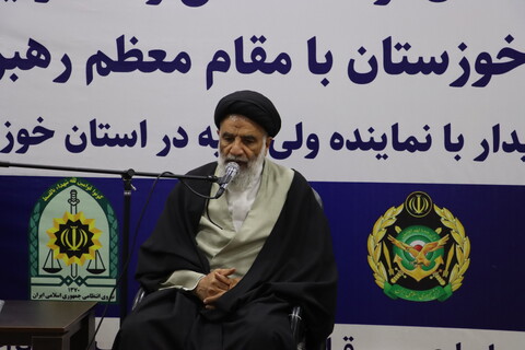 دیدار “نیروهای مسلح” با نماینده ولی فقیه در خوزستان