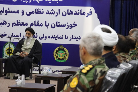 دیدار “نیروهای مسلح” با نماینده ولی فقیه در خوزستان