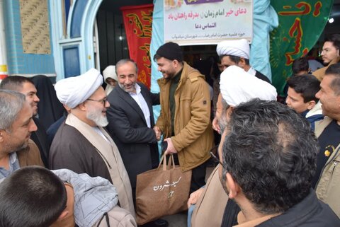 تصاویر/ بدرقه کاروان زائران حسینی مدرسه علمیه امام رضا (ع) میاندوآب به کربلای معلی