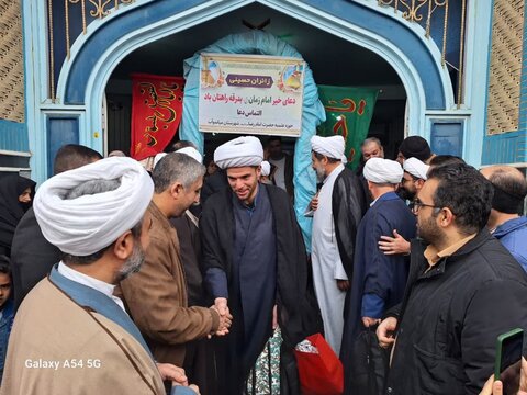 تصاویر/ بدرقه کاروان زائران حسینی مدرسه علمیه امام رضا (ع) میاندوآب به کربلای معلی