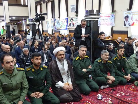 تصاویر/ آیین عبادی سیاسی نماز جمعه چهاربرج