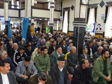 تصاویر/ آیین عبادی سیاسی نماز جمعه چهاربرج