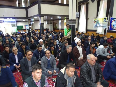 تصاویر/ آیین عبادی سیاسی نماز جمعه چهاربرج