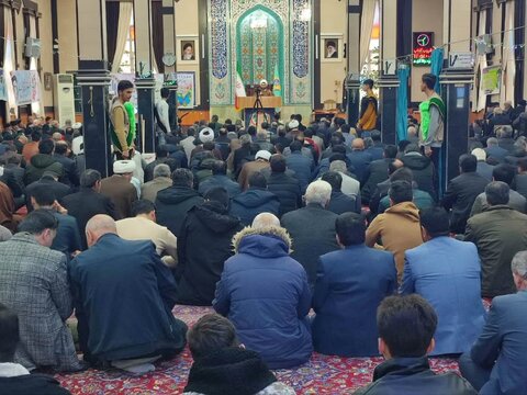 تصاویر/ آیین عبادی سیاسی نماز جمعه چهاربرج