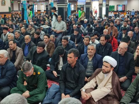 تصاویر/ آیین عبادی سیاسی نماز جمعه چهاربرج
