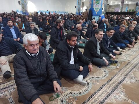 تصاویر/ نمازعبادی سیاسی جمعه کاشان