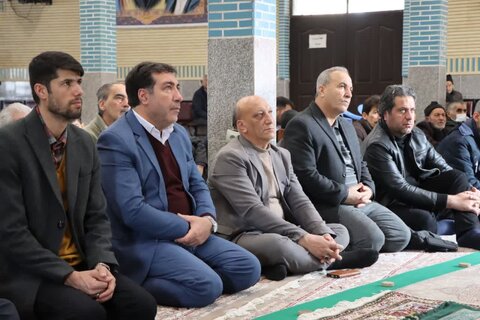 تصاویر/ آیین عبادی سیاسی نماز جمعه نوشین شهر