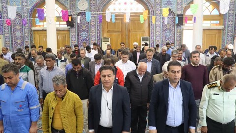 نماز جمعه خارگ به روایت تصویر