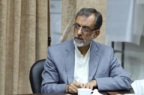 تصاویر/ آین رونمایی از پوستر رویداد رسانه ای یادگار ماندگار حاج شیخ