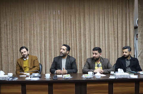 تصاویر/ آین رونمایی از پوستر رویداد رسانه ای یادگار ماندگار حاج شیخ