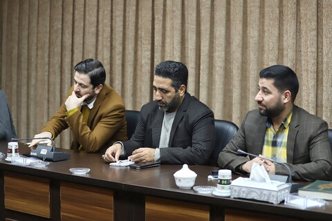 تصاویر/ آین رونمایی از پوستر رویداد رسانه ای یادگار ماندگار حاج شیخ