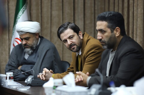 تصاویر/ آین رونمایی از پوستر رویداد رسانه ای یادگار ماندگار حاج شیخ