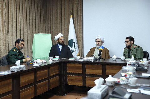 تصاویر/ آین رونمایی از پوستر رویداد رسانه ای یادگار ماندگار حاج شیخ