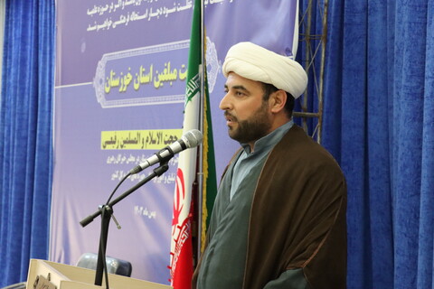 نشست مبلغین استان خوزستان با معاون تبلیغ و امور فرهنگی حوزه های علمیه کشور
