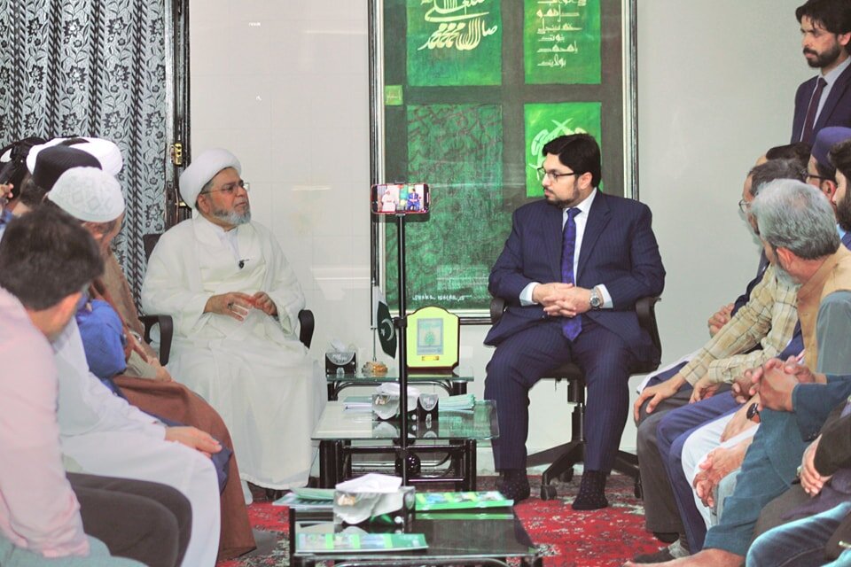 علامہ شبیر حسن میثمی سے ڈاکٹر حسین محی الدین قادری کی اعلی سطحی وفد کے ہمراہ ملاقات