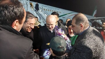 رئیس مجلس شورای اسلامی وارد فرودگاه ارومیه شد