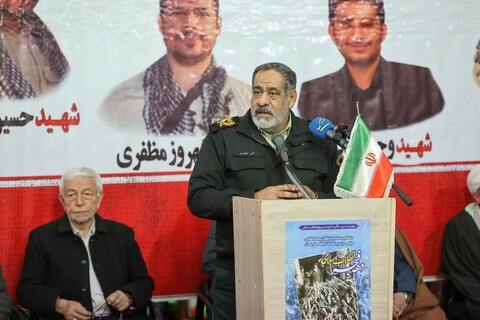 تصاویر | حضور نماینده ولی فقیه در استان آذربایجان شرقی در یادواره شهدای منطقه مارالان