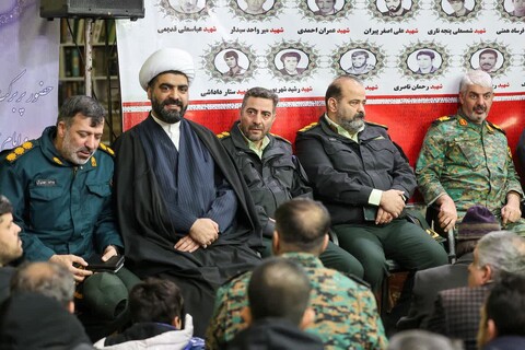 تصاویر | حضور نماینده ولی فقیه در استان آذربایجان شرقی در یادواره شهدای منطقه مارالان