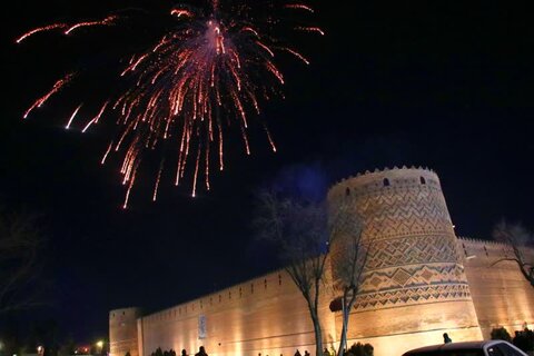 تصاویر| نورافشانی جشن انقلاب اسلامی در ارگ کریمخان