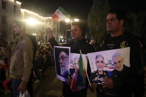 تصاویر| نورافشانی جشن انقلاب اسلامی در ارگ کریمخان