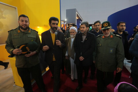 تصاویر / افتتاح نمایشگاه معرفی  فعالیت های برجسته  رده های مقاومت بسیج در استان اصفهان