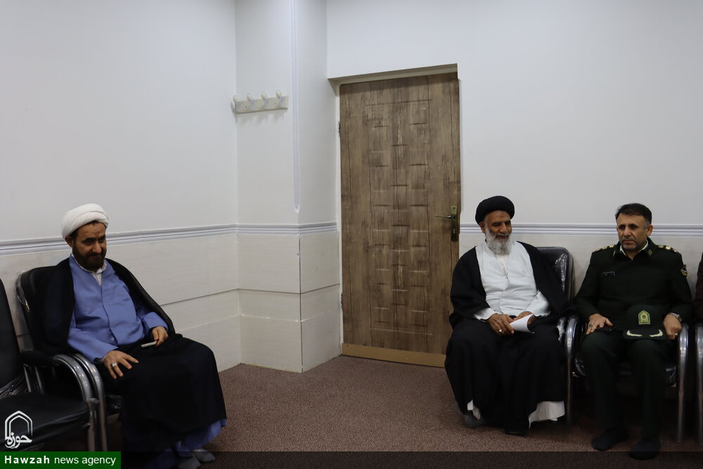 دیدار مسئول حوزه نمایندگی ولی فقیه در سازمان منابع طبیعی و آبخیزداری کشور با نماینده ولی فقیه در خوزستان