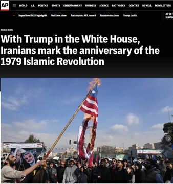 بازتاب حضور پرشور مردم در راهپیمایی ۲۲ بهمن در خبرگزاری‌های واشنگتن‌پست و آسوشیتدپرس