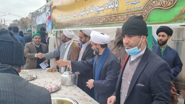 برپایی ۲ غرفه موکب امامزادگان قم توسط آستان حضرت علی بن جعفر(ع)