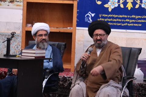 تصاویر/مراسم تودیع مدیر  مدرسه علمیه النبی(ع)  بندرعباس