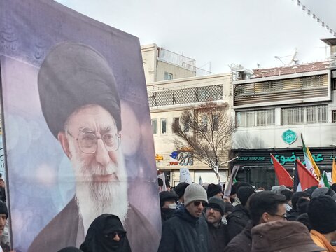 تصاویر راهپیمایی ۲۲ بهمن ماه در مشهد