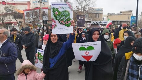 تصاویر راهپیمایی یوم الله ۲۲ بهمن در الیگودرز