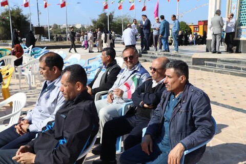 راهپیمایی ۲۲ بهمن در خارگ به روایت تصویر