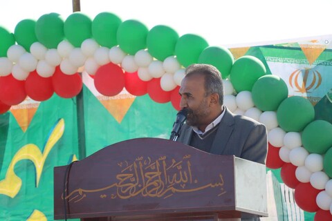 راهپیمایی ۲۲ بهمن در خارگ به روایت تصویر