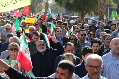 راهپیمایی ۲۲ بهمن در عالیشهر به روایت تصویر