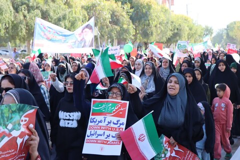 راهپیمایی ۲۲ بهمن در عالیشهر به روایت تصویر