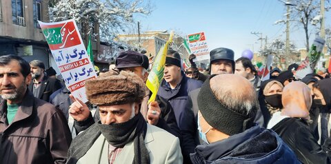 تصاویر/برگزاری مراسم پرشور راهپیمایی ۲۲ بهمن در اراک