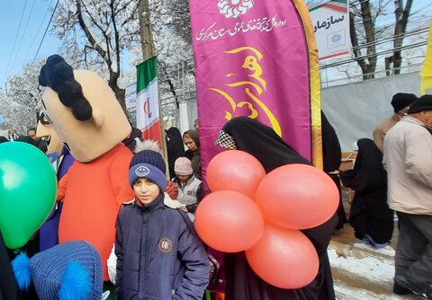 تصاویر/برگزاری مراسم پرشور راهپیمایی ۲۲ بهمن در اراک