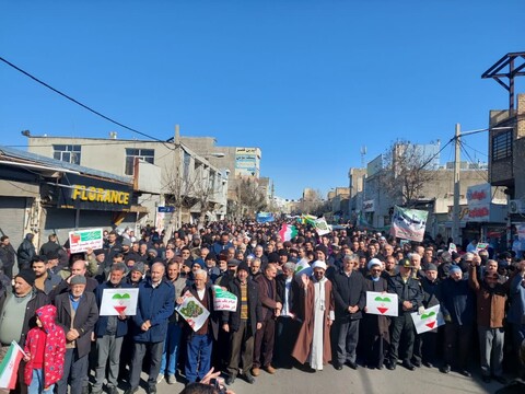 تصاویر/ راهپیمایی مردم خرمدره در ۲۲ بهمن