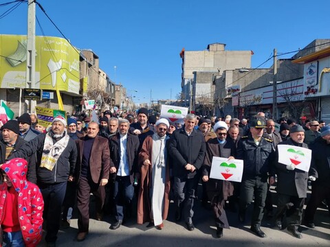 تصاویر/ راهپیمایی مردم خرمدره در ۲۲ بهمن