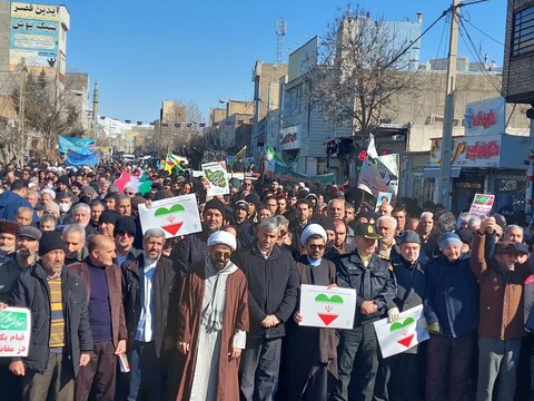 تصاویر/ راهپیمایی مردم خرمدره در ۲۲ بهمن