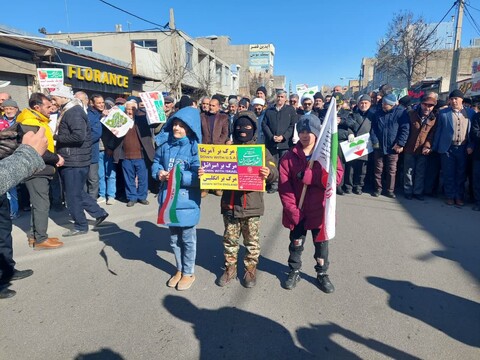 تصاویر/ راهپیمایی مردم خرمدره در ۲۲ بهمن