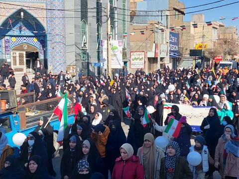 تصاویر/ راهپیمایی مردم خرمدره در ۲۲ بهمن