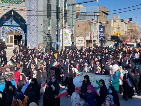 تصاویر/ راهپیمایی مردم خرمدره در ۲۲ بهمن