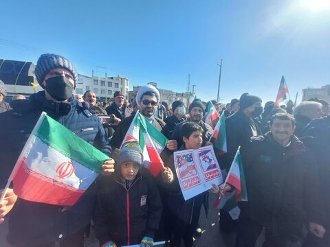 تصاویر/ راهپیمایی مردم خرمدره در ۲۲ بهمن