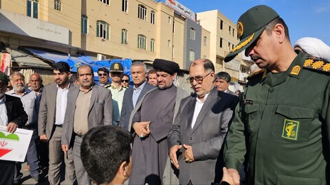 تصاویر/ راهپیمایی ۲۲ بهمن در گناوه