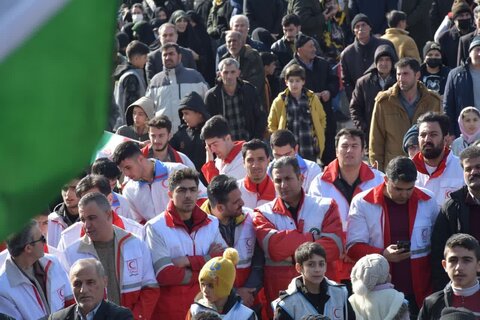 تصاویر/ حضور پرشور اقشار مختلف مردم شهرستان شوط در راهپیمایی ۲۲ بهمن ماه