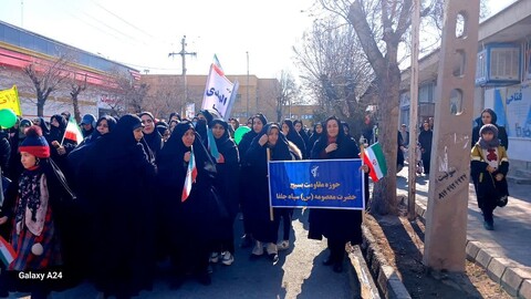 تصاویر/ راهپیمایی مردم جلفا در ۲۲ بهمن