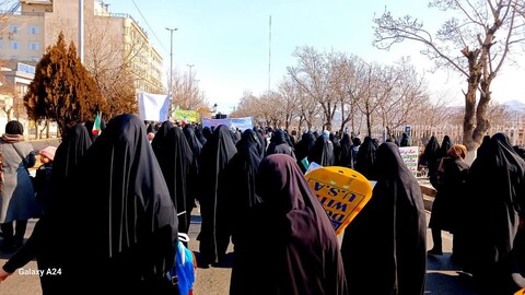 تصاویر/ راهپیمایی مردم جلفا در ۲۲ بهمن