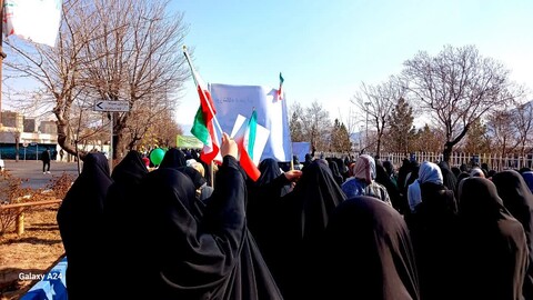 تصاویر/ راهپیمایی مردم جلفا در ۲۲ بهمن